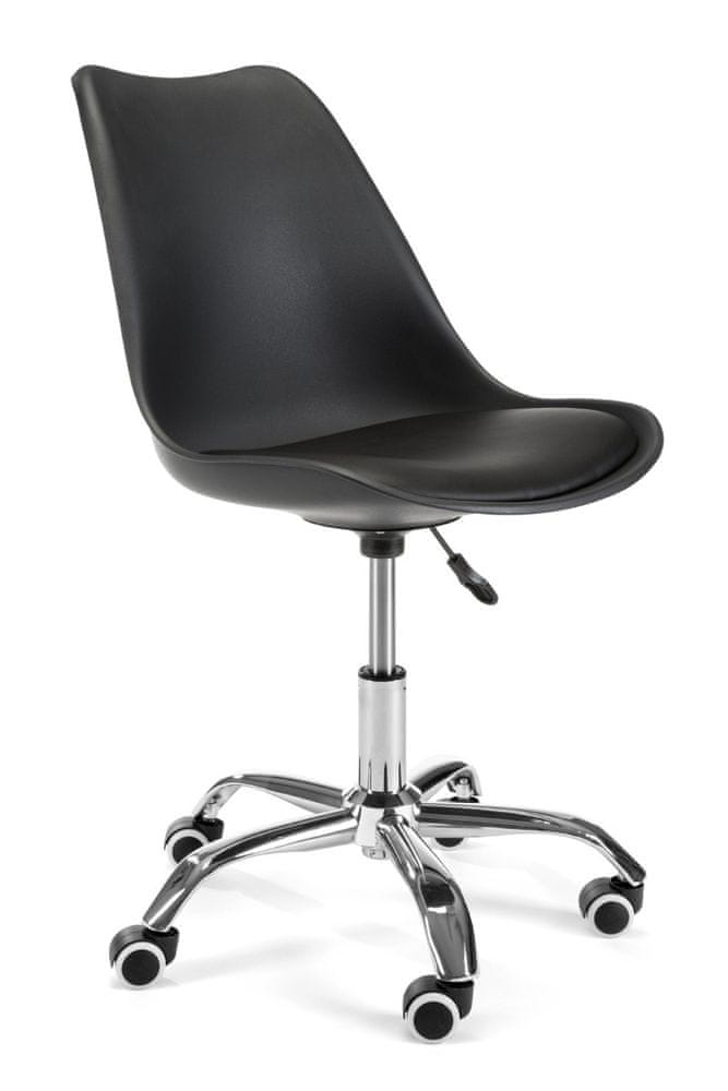Akord Otočná stolička FD005 čierna